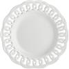 La Porcellana Bianca - Firenze Intagliato Piastra cm 10 GB, Bianco