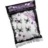 Carnival Toys Ragnatela Bianca con 4 Ragni 60gr