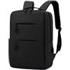Mediawave Store Zaino da Viaggio Ricarica USB Bagaglio a Mano da Cabina Compagnie Aeree Porta PC Nero