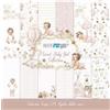 Blocco di carte Scrap Sweet Baby Girl 15 x 15
