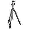 Manfrotto MKBFRLA4B-BHM Befree Advanced 2N1 Treppiede da Viaggio, Monopiede Incluso, Chiusura a Leva, Testa a Sfera, per Canon, Nikon, Sony, DSLR, CSC, Mirrorless, Borsa Inclusa, Alluminio, Nero