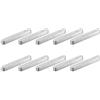 QUARKZMAN 10pz Chiave a Piuma Estremità Rotonda, 6x6x50mm Chiavette Elastiche Acciaio Inossidabile Professionale Chiavetta Parallela per Albero Trasmissione per Industria Meccanica Fissaggi