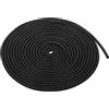 QUARKZMAN Nastro Guarnizione in Schiuma di Gomma, Dia 7mm(9/32) Lunghezza 8m (26.24Ft) Gomma Epdm Rotonda Guarnizioni, Guarnizione in gomma, Magazzino, Pad, Tubi in Schiuma, Artigianato