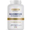 SYMBEAUTY SUPREMAGY MAGNESIO BISGLICINATO 450mg (Fornitura 4 Mesi) 240 CPR - Magnesio Completo | Vitamina B12, B1, B2, B6, C e Coenzima Q10 | Integratore Stanchezza Fisica e Mentale - Vegano e Made in Italy