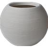 VASAR VASO SFERA RIGATA PERLA LINEA SHABBY VASAR, SFRI 30 M30C77