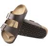 Birkenstock Sandali Arizona Birko Flor Dark Brown Unisex Calzata Normale
