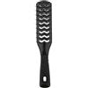 Milageto Pettine Sfoltitore per Spazzola per Capelli a 9 File con Design Innovativo, Nero Intenso, Confezione da 2
