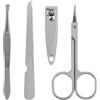 Douglas Collection Douglas Accessoires Accessori Set manicure 1x pinzetta + 1x tagliaunghie + 1x forbici per unghie + 1x spingi cuticole 1 Stk. (7,95 € / 1 pz.)