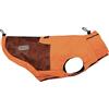 Record - Cappottino Impermeabile Antivento per Cani Confortevole, con Elastici per Zampe e Aderenza Collo Regolabili | 2XL, Arancione, Lunghezza dorso 55 cm