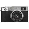 Fujifilm X100 VI Silver + anello adattatore AR-X100 + filtro PRF49.Garanzia Italia 2 anni
