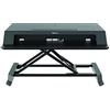 Fellowes 8215001 Postazione di lavoro Sit Stand Lotus LT, per lavorare seduti e in piedi, con molle a gas, flessibile, colore nero