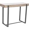 Home ESPRIT Console Bianco Marrone Grigio Metallo 100 x 39 x 75 cm