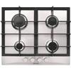 Glem Gas Piano Cottura 4 Fuochi a gas da Incasso Larghezza 60 cm colore Inox - GT64HIX
