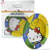 Hello Kitty by G-Rollz POSACENERE HELLO KITTY 'CLASSIC AMSTERDAM' : PORTACENERE IN METALLO DA TAVOLO A MANO | IDEA REGALO NERD E FUMATORI