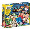Clementoni - 19356 - Scienza e Gioco Fun - Pop Tattoo - Fabbrica Tatuaggi Per Bambini, Kit Tatuaggi Temporanei, Set Tatuaggi, Laboratorio Scientifico 8 Anni, Versione in Italiano, Made in Italy