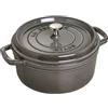 STAUB La Cocotte Casseruola, Ghisa, Grigio Grafite, 24 cm