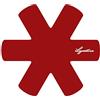 Lagostina Ingenio Smart Set Proteggi Padelle antiaderenti, Cotone, 4 Pezzi, Rosso