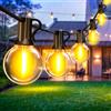 Catena Luminosa Esterno10Mt Luce Gialla da Giardino Retrò Lampadine G40 LED IP44