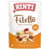 RINTI Filetto in Jelly Chicken&Poultry hearts bustina di cuori di pollo e pollame in gelatina 100g