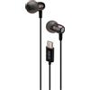 SBS TEINEARTYCMETK AURICOLARI SEMI IN-EAR IN METALLO USB-C NERO