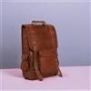 Fatto a mano Borsa Messenger In Pelle Marrone Per Laptop Vintage Zaino Rucksack Padfolio