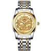 RORIOS Moda Orologio Uomo Al Quarzo Orologio Cinturino in Acciaio Inox Luminosi Orologi da Polso Impermeabile Business Orologio da Uomo