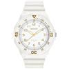 RORIOS Orologio Coppia Quarzo Orologio da Polso Uomo Donna Orologio Minimalista Casual Orologio Moda Resina Orologio Luminosi Analogico per Ragazzi Oro Bianco B