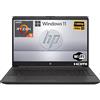 HP Notebook, Ryzen 5 5500U 6 Core 4 Ghz, SSD da 1000 Gb Display IPS Full HD 15.6, DDR4 16 Gb, Wi-fi, 3 usb, webcam HD, Windows 11 Pro 64 Bit, Pacchetto Office 2021, Pronto Utilizzo