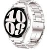 DEALELE Compatibile con Samsung Galaxy Watch 6/6 Classic / 5/5 PRO / 4/4 Classic / 3 41mm / Active 2, Cinturino di Ricambio in 20mm Metallo Acciaio Inossidabile per Huawei GT3 42mm,Luce stellare