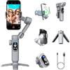 AOCHUAN Stabilizzatore cardanico per smartphone con schermo OLED, stabilizzatore cardanico professionale a 3 assi per telefono cellulare per iPhone 15 14 13 12 11 Pro/Max/Xs Galaxy S23-AOCHUAN SMART X Pro