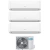 Hisense Climatizzatore Trial Split Inverter 9000+9000+12000 Btu /h Condizionatore con Pompa di Calore Classe A++/A+ Gas R32 WiFi (Unità Interna + Unità Esterna) - 3AMW52U4RJC Serie Hi-Comfort