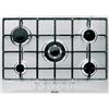 Glem Gas Piano Cottura 5 Fuochi a gas da Incasso (1 Bruciatore Wok) Larghezza 70 cm colore Inox - P5GFXV