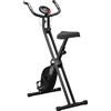 HOMCOM cyclette da casa pieghevole cyclette da casa cyclette pieghevole cyclette allenamento Nero 41 × 86 × 112cm