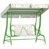 VivaGarden Dondolo per Bambini 2 Posti con Cinture di Sicurezza Verde R5180GN VivaGarden