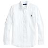 Polo Ralph Lauren camicia uomo in lino slim fit Bianco