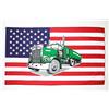 AZ FLAG Bandiera Stati Uniti con Camion 150x90cm - Bandiera Americana - USA 90 x 150 cm