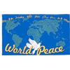 AZ FLAG Bandiera Pace nel mondo con carta 150x90 cm 2 Occhielli