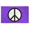 AZ FLAG Bandiera Simbolo Pace Viola 150x90cm - Bandiera della Pace Viola 90 x 150 cm