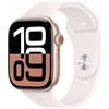 Apple Watch Serie 10 GPS Cassa 46 mm in Alluminio Oro Rosa con Cinturino Light Blush Sport Band M/L - MWWU3QL/A