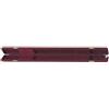 GEWA, Custodia bacchette orchestra, Fatto a mano, Guscio in legno, Per un massimo di 4 bastoni(fino a 17 cm) o 2 bastoni (fino a 36 cm), Lino rosso/pelo rosso