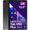 LENOVO Tablet 10.6" Capacità 128 GB RAM 4 GB 8 MP Wifi Storm Grey ZAAM0138SE LENOVO