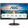 AOC V4 Q24V4EA LED display 60,5 cm (23.8") 2560 x 1440 Pixel 2K Ultra HD Nero