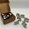 Generico 12 pz, Meccanismo di apertura push pull per botole di ispezione - nuovo modello mini Latch L001C Argento