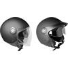 CGM Casco SKA-P ZED MONO Demi-Jet nero opaco tg. M