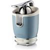 Ariete 413 Spremiagrumi Elettrico con Leva Salvagoccia Motore Silenzioso 85 Watt Design Vintage Celeste