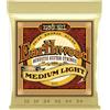 Ernie Ball, Earthwood Medium Light 80/20 Bronze, Corde per chitarra acustica, diametro 12-54