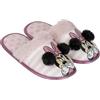 CERDÁ LIFE'S LITTLE MOMENTS | Pantofole Open House di Minnie Mouse - Comode e antiscivolo - Design elegante e divertente per i fan Disney
