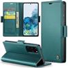 Rerzoiro Cover per Samsung Galaxy S20 Plus Custodia Portafoglio [Blocco RFID] Premium Pelle PU Wallet Case Flip Libro con Porta Carte Slot Supporto Flip Case per Samsung Galaxy S20 Plus, Blu-verde