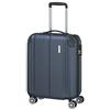 travelite board trolley bagaglio a mano, leggero, 4 ruote, CITY, valigia rigida piccola con superficie antigraffio, 55 cm, 40 litri