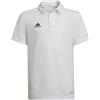 adidas Unisex - Bambini Entrada 22 Polo Shirt, White, 13-14 Years